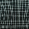 Gingham Black Drawing 2 fabric - Gingham fabric with white squares on a black background. Fabric with dark colors, type of mourning, for clothing in general. Also used for a typical "Castañera" costume. The fabric is 160cm wide and