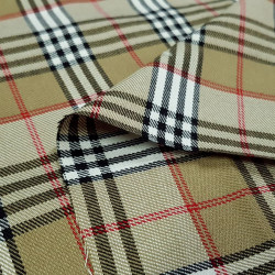 Viella Cuadro Escocés Beige