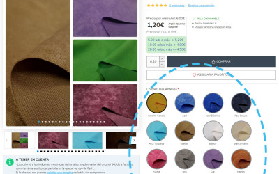 Fabric product pages improvements