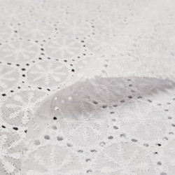 Cotton Embroidery Floral Circles Motifs