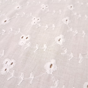 Cotton Embroidery Floral Motifs Selena Cotton Embroidery Floral Motifs Selena