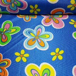 Satin Carnival Flowers Hippies