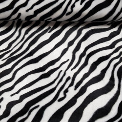 Velboa Zebra Print