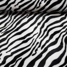 Velboa Zebra Print