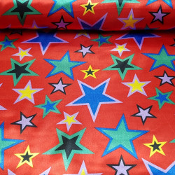 Satin Stars Colors Red Background Satin Stars Colors Red Background