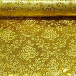 Jacquard Lurex Flowers