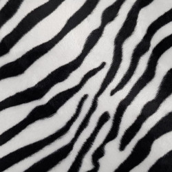 Velboa Zebra Print