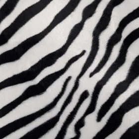Velboa Zebra Print
