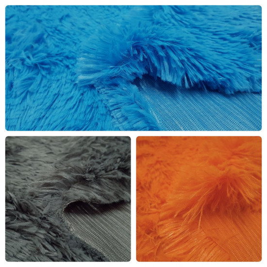 Fur Monster fabric - Monster fur fabric, a bit long and with a soft touch. Monster fur fabric is ideal for making costumes and home decorations such as cushions. The fabric is 150cm wide and its composition 100% polyester.