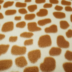 Velboa Giraffe Print