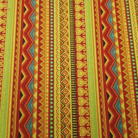 Stretch Estampado Étnico 