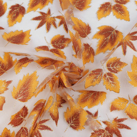 Decorative Organza Autumn Leaves