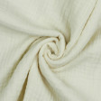 Double Gauze Plain Organic fabric - Double gauze or muslin fabric made of organic cotton (GOTS) in plain colors. The double gauze fabric is widely used in the care of babies and children's garments, as well as in the manufacture of light and fresh dres