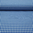 Gingham Polycotton Large Size fabric - Gingham fabric is widely used in tablecloths, kitchen curtains, nursery gowns and other crafts and decorations. The square measures 6.5mm The fabric is 160cm wide and its composition 70% Polyester - 30% Cotton