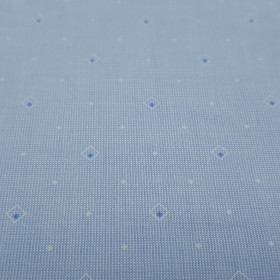 Cotton Square Blue Background