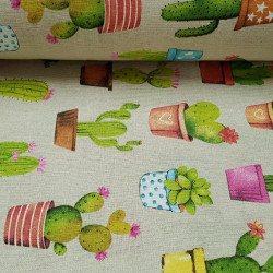 Canvas Cactus Pots Canvas Cactus Pots