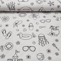 Canvas Coloring Beach