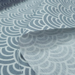 Canvas Japanese Waves Gray Canvas Japanese Waves Gray