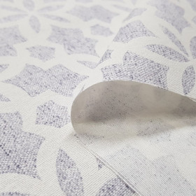 Loneta Estelas Gris Blanco