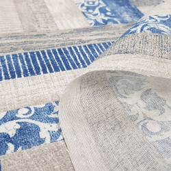 Loneta Texturas Gris Azul Loneta Texturas Gris Azul