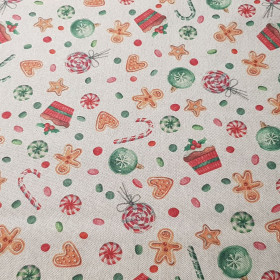 Cotton Canvas Christmas Gingerbread Cookies