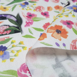 Half Panamá Digital Flores Letras