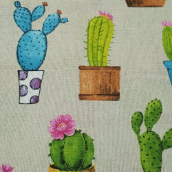 Canvas Cactus Pots Canvas Cactus Pots