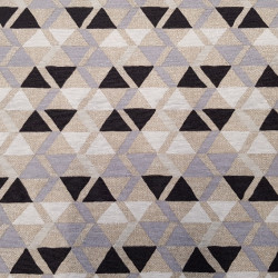 Canvas Triangles White Gray Black