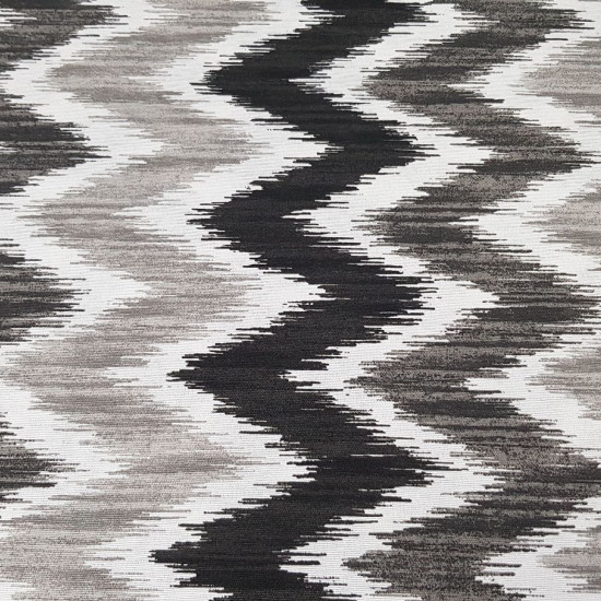 Canvas Zig-Zag fabric - Canvas fabric in gray and black tones in a zig-zag shape that will give you a lot of play with the decoration of your home or business.