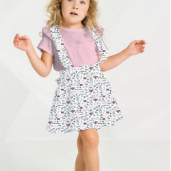 Algodón Trolls Paz Amor Rosa