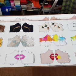 Algodón Mascarillas Impresas