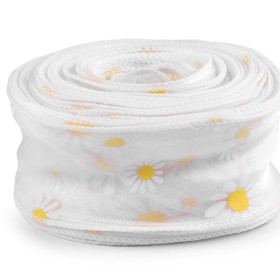 Cinta Organza Margaritas 50mm