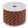 Cordón Trenzado Lurex 3mm - Bonito cordón trenzado lurex dorado de 3mm, ideal para decoraciones, usado también en tapicería, empaquetado de regalos, decoraciones navideñas...