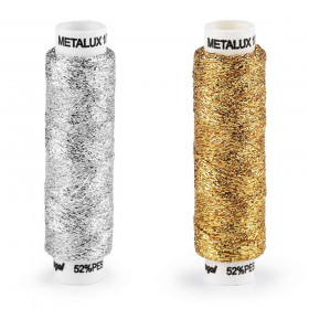 Hilo Metalizado Bordar 100m Metalux