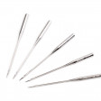 Agujas Bordar Organ - Set de 5 agujas para bordar a máquina de la marca japonesa Organ Needle. Estas agujas de tamaño 75/11 tienen una punta ligeramente esférica y un ojo grande para un fácil enhebrado. Se presenta en un blister de 5 unid