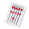 Agujas Coser Universal Organ - Blister de 5 agujas universales de la marca japonesa Organ, para coser la mayoría de tejidos y materiales. Las agujas Organ son adecuadas para la gran mayoría de máquinas de coser domésticas. En el blister s
