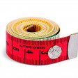 Sewing measuring tape - Sewing measuring tape 150cm length, ideal to always have it at hand. In one of the faces we have inches, and in the other, centimeters (colored every 10cm) Ideal for sewing workshops, dressmakers, tailors...