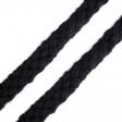 Braided Drawstring Cord 10-12mm fabric - Braided drawstring cord in a cotton and polyester blend composition with 10-12mm of diameter. This cord has many uses, for example, in making bags and backpacks, in sweatshirts, pants, jackets, home decorations, gi