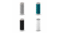 Hilo Elástico Seraflex 130m - Hilo elástico Seraflex (Mettler) para coser en máquinas de coser domésticas, ideal para coser prendas elásticas como por ejemplo el punto camiseta, punto sudadera, bañadores... y evitar que el hilo se rompa acompaña