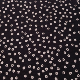 Double Gauze White Flowers