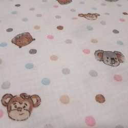 Double Gauze Animals Jungle