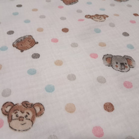 Doble Gasa Animales Selva