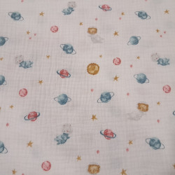 Double Gauze Planets Stars