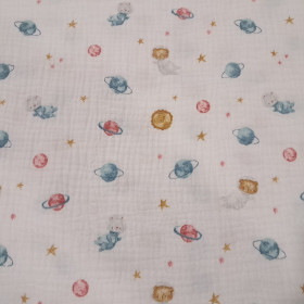 Double Gauze Planets Stars Double Gauze Planets Stars