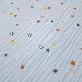 Doble Gasa Lunas Estrellas