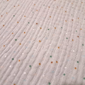 Doble Gasa Topitos Colores Doble Gasa Topitos Colores