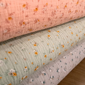 Double gauze flowers spring