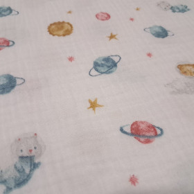 Double Gauze Planets Stars Double Gauze Planets Stars