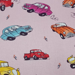 OUTLET Elastic Twill Classic Cars