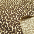 OUTLET Imitation Leopard Knit fabric - Silk knit fabric with drawings imitating leopard skin. The fabric is 80cm wide and its composition 100% polyester Fabric Outlet Cheap Sale